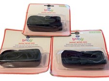 3x Baby Junior Black Wrist