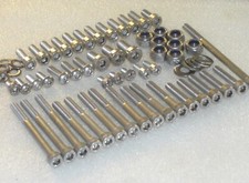 Yamaha RD350 YPVS 1983-86 (-92?) Engine Covers 55x Stainless Allen Bolt, Nut kit