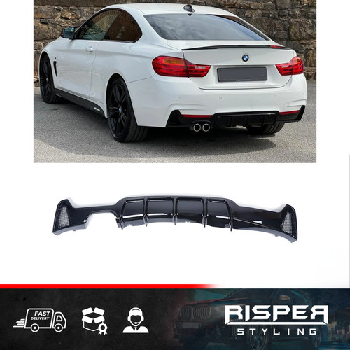 Rear bumper diffuser - bumper, single