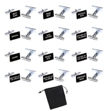 Black Silver mens wedding