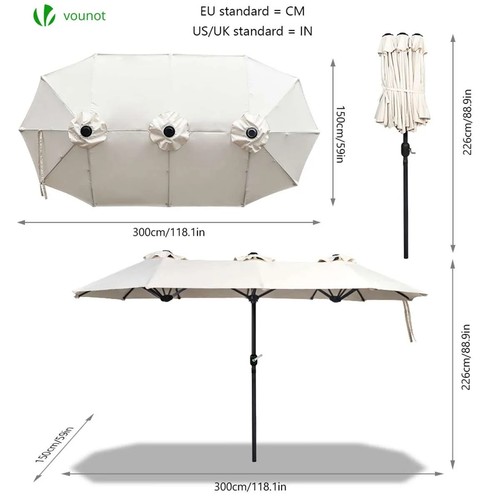 Vounot double garden - double,
