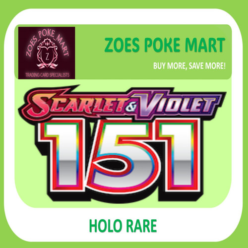 Pokemon 151 holo rares - pokemon,