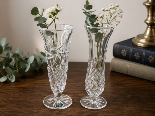 Pair vintage bohemia czech - vintage,
