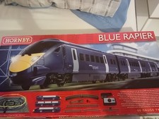 hornby blue rapier train set