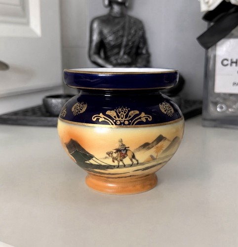 Early noritake desert scene - early,