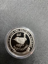 GB  COIN   Farthing  Wren