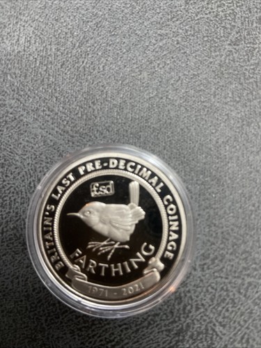 Coin farthing wren - coin,
