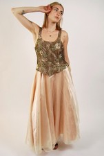 90s Regency Corset Gown (M)