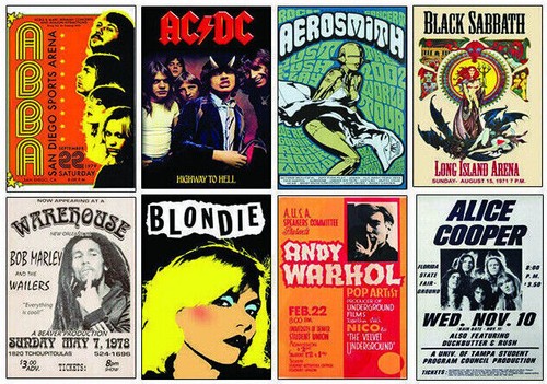 Posters music print heavy - posters,
