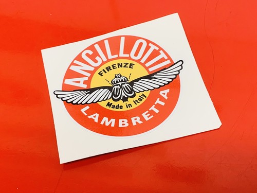 Lambretta italian red round - italian,