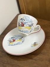 Huckleberry Hound & Friends Cup And Side Plate Ridgeway Potteries Ltd