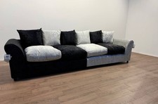 Megan Crushed Velvet 5 Seater