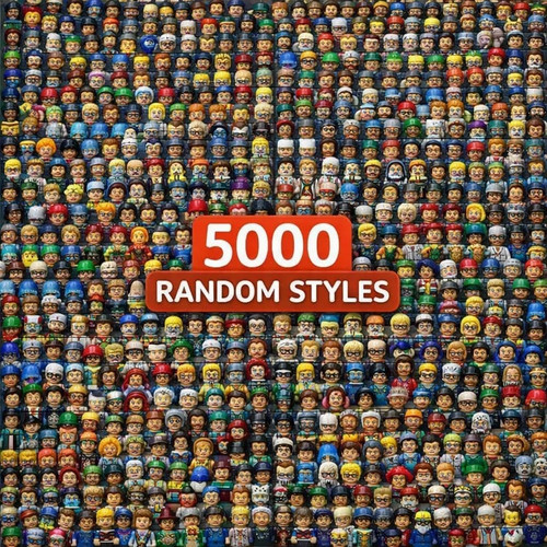 40x minifigures bundle job - minifigures,