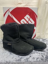 FitFlop Mukluk Black Suede