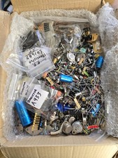 Box Of Vintage Transistors from Old TV/Radio Workshop 