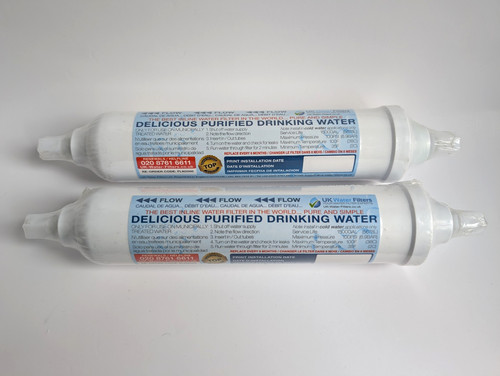 Inline water filter - 2x,
