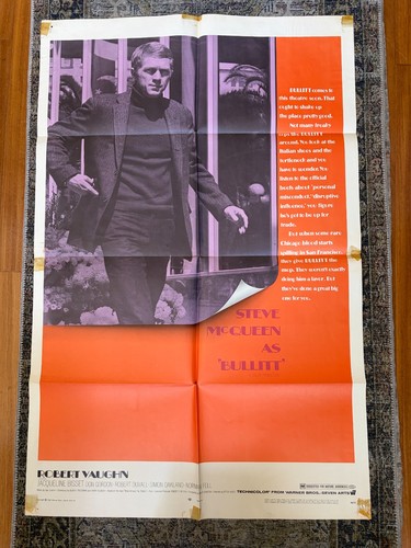 Bullitt 1969 poster one - bullitt,