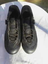 Lake CX177 Road Cycling Shoes 3 Bolt Cleat, Black, EU45