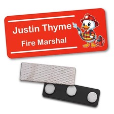 Fire marshal name - marshal, badge