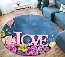 Pink love flower - 3d, zhub2244