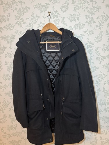 Zara man coat - with, hood