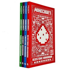 All New Official Minecraft Combat Handbook 4 Books Collection Set By Mojang AB