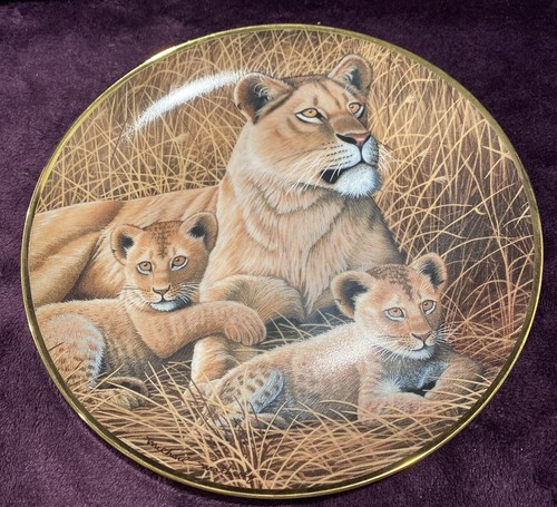 African lioness and cubs - african,