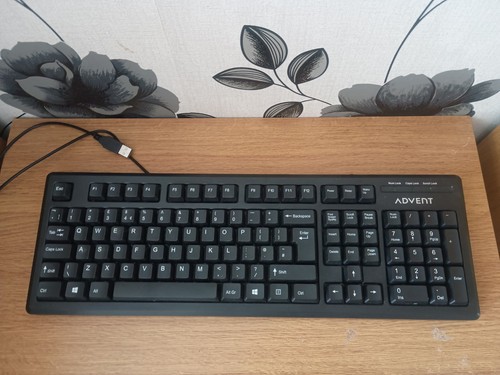 Advent keyboard black with usb - keyboard,