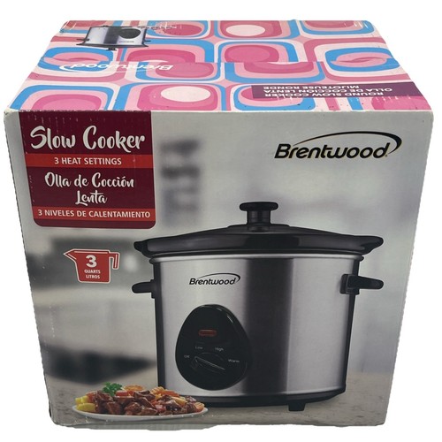 Brentwood stainless steel - brentwood, 3-qt