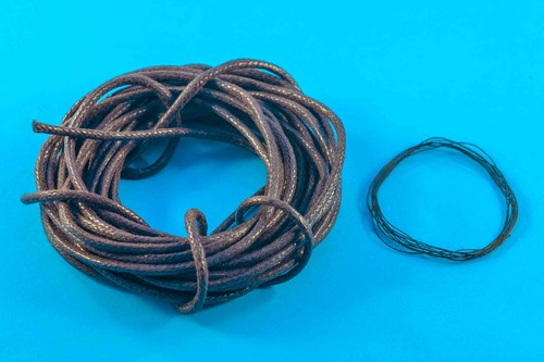 Waxed cotton spinning wheel - cotton,