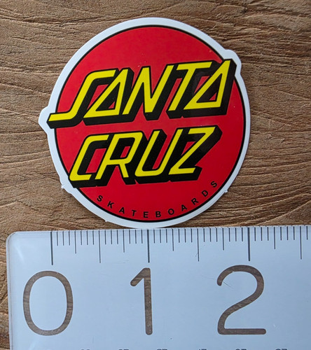 Santa cruz decal - cruz,