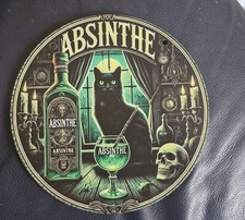 Wooden Hardboard Absinthe Sign.approx 8 Inches