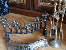 fireplace accessories - fret, fire box, coal shuttle, companion set, fire guard 