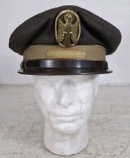 VINTAGE SPANISH POLICE PEAKED CAP / HAT