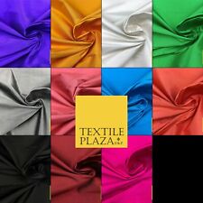 OVER 10 COLOURS - Luxury Fine Weave 100% PURE SILK Fabric - Dress Wedding Bridal