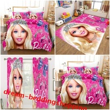 Girls Barbie Princess Duvet