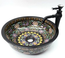 Black Floral Patterned