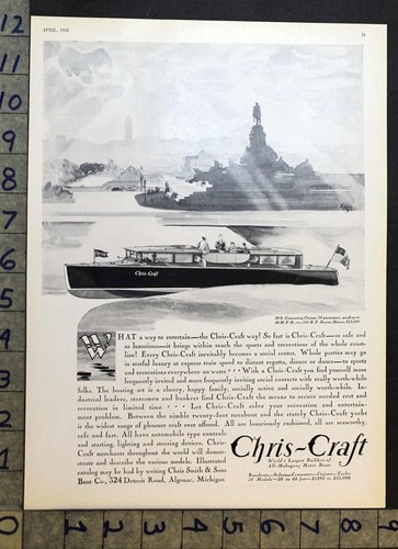 1930 chris craft motorboat - 1930, chris-craft