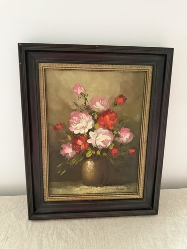Vintage mid century oil - mid,