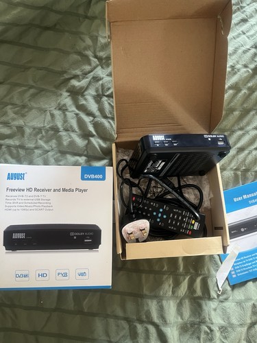 Boxed freeview receiver - boxed,
