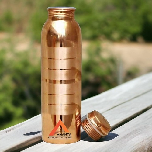Copper water bottle - water, 1l