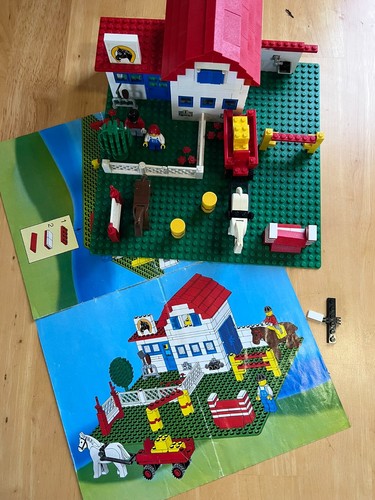 Lego 6379 riding stable 1986 - riding,