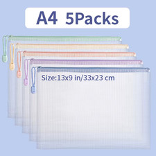 A4 A5 Zipper Mesh Bags
