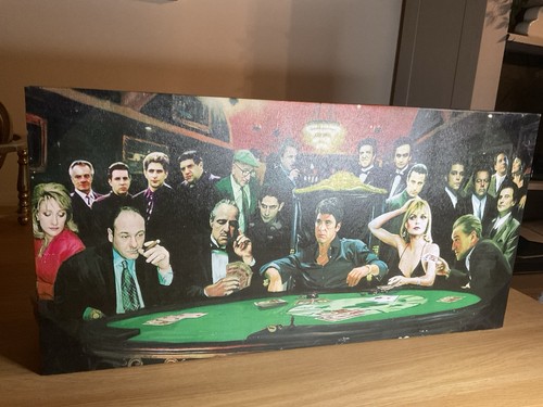 Gangster poker canvas - canvas, wall