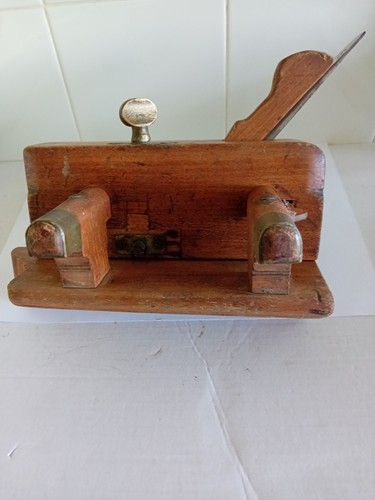 Vintage wooden plough - wooden,