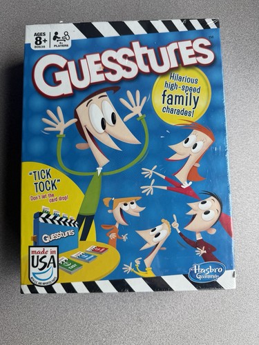 Guesstures board game family - guesstures,