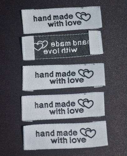 Woven fabric label tags - x,