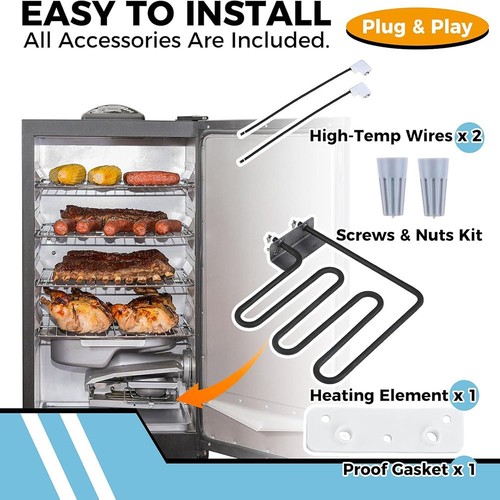 800 watts smoker heating - 800,