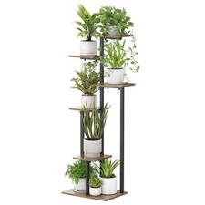 6 Tier Wood Tall Plant Stand