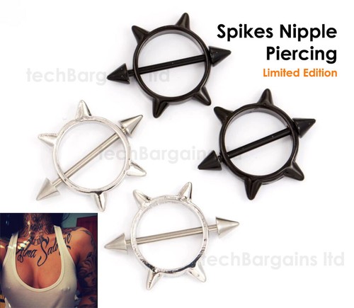 Spike shape piercing shield - shape,